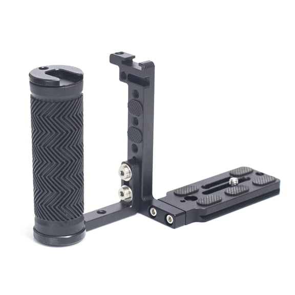 Metal Camera Stabilizer Cage With Double Handles Release Plate For Professional Photography And Live Streaming