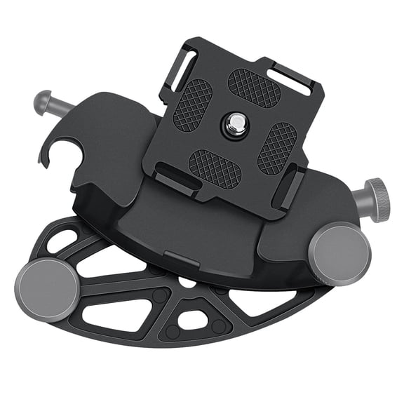 Metal Camera Waist Belt Clip Camera Belt Mount Anti-shake Quick Release Hanging Buckle for Backpack Shoulder Strap, Grey