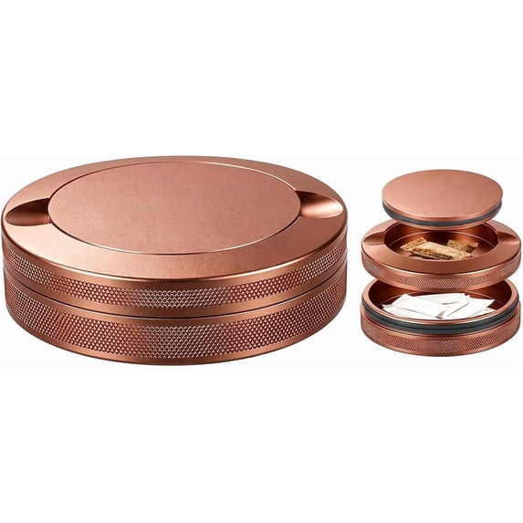 Metal Can Pouch Holder, Slim Dual-Comp, for EDC (Copper) | Sturdy metal ...