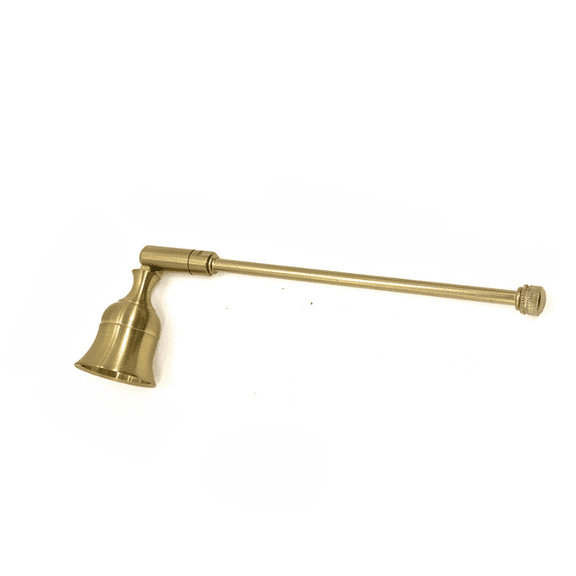 Metal Candle Snuffer with Swinging Bell and Extendable Handle for Smooth Candle Extinguishing in Various For Home Settings