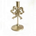 thumbnail image 1 of Metal Candlestick French Bow Design Vintage Iron Decor for Romantic Table Centerpiece Home Holiday Decoration, 1 of 9