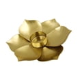thumbnail image 1 of Metal Candlestick Unique Flower Lamp Shape Classical Holder Home Decoration For Wedding Holiday, 1 of 8