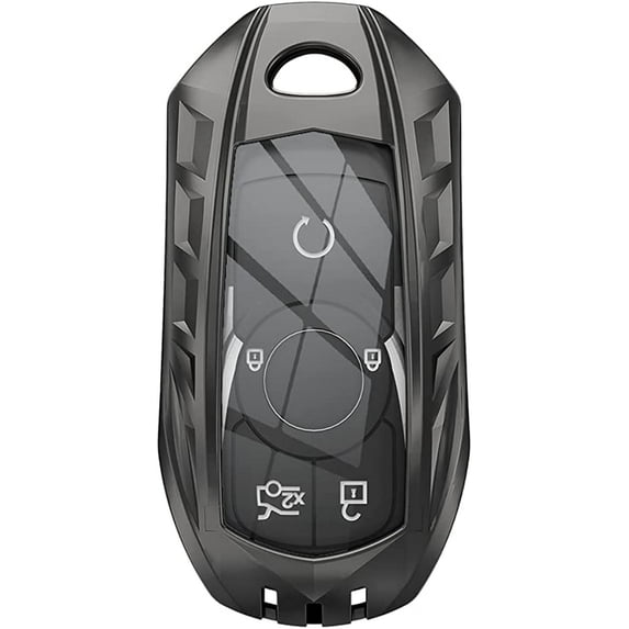 Metal Car Key Cover for Buick Luxury 2 3 4 5 Buttons Buick Verano Regal Lacross Envision Encore Enclave GL8 with Keychain