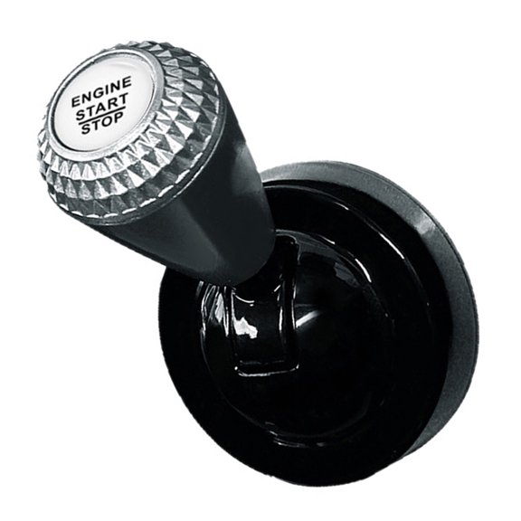 Automotive Ignition Button Upgraded With Nonslip Grip Design For Car Interior Customization And Easy DIYer Fit