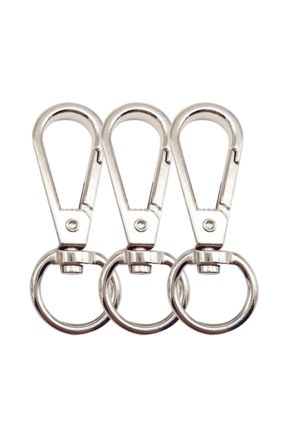 Metal Carabiner Clip Keyring Keychain Keyring Holder for Car / Key Finder 3-Pack