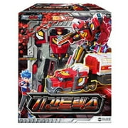 Metal Cardbot S Gigantrex   Transforming Robot Truck Toy with Cards and Accessories
