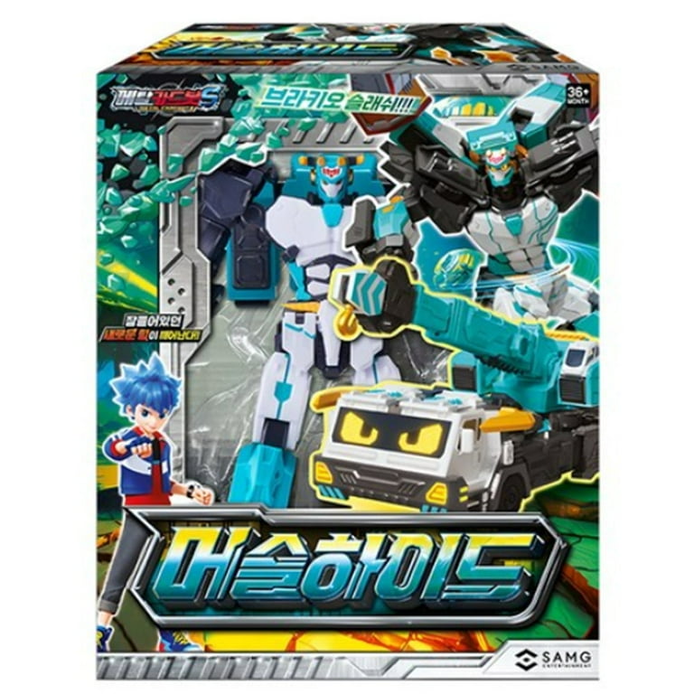 Metal Cardbot S Musclehyde – Transforming Crane Robot Toy with