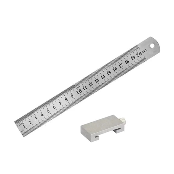 Metal Carpenter Carpentry Square Woodworking Tools Carpentry Steel Ruler Positioning Limit Block Measuring Marking Gauge ,Easy to Use