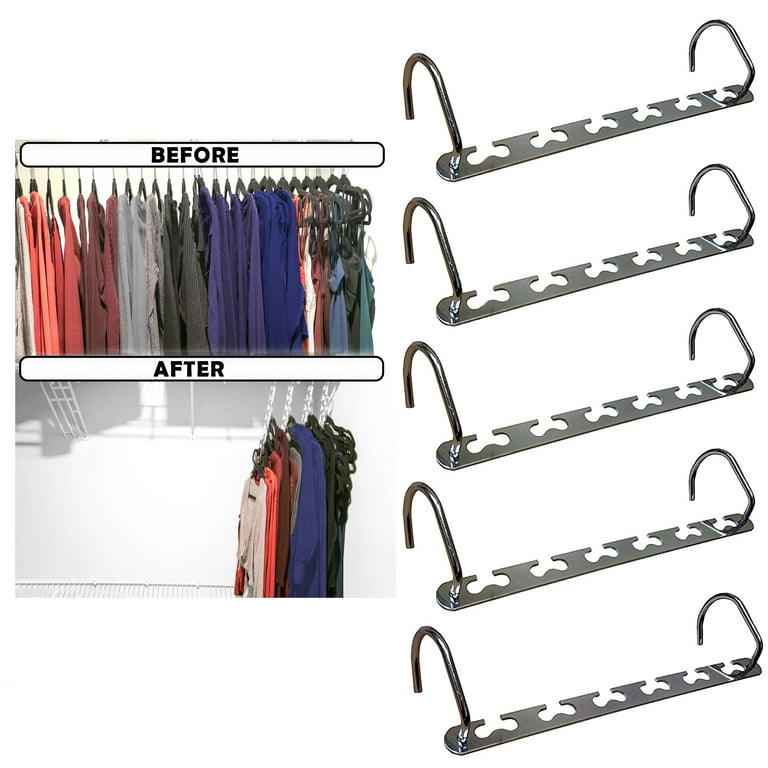 As Seen On TV Metal Space Saving Hangers 5-piece Set - On Sale