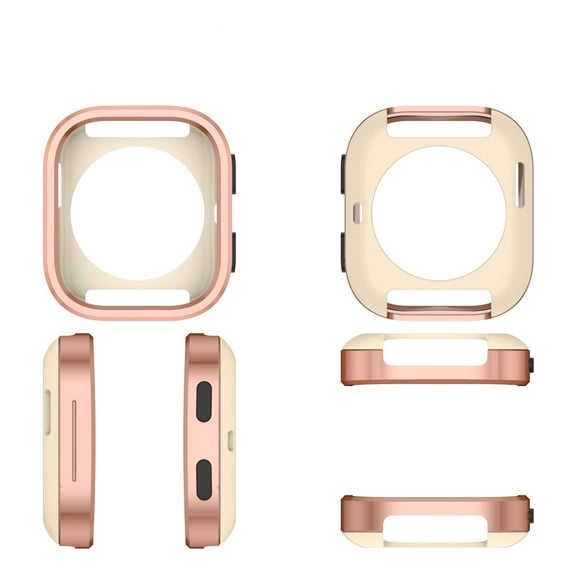 Metal Case Compatible for Amazfit Bip 6, Smart Watch Bezel Frame Replacement Smartwatch Hard Shell Sleeve Cover Bumper Guard