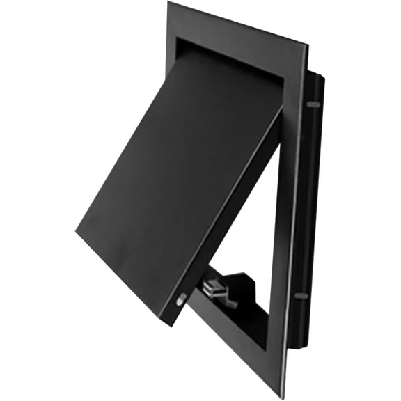 Metal Ceiling Plumbing Access Panel for Drywall Attic Access Door Laundry Chute Door for Bathroom Wall Electricity Maintenance(Customizable)(Black,12x12in/30x30cm)