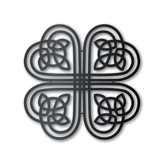Metal Celtic Clover Wall Art - Metal Sign - 14 Color Options 10