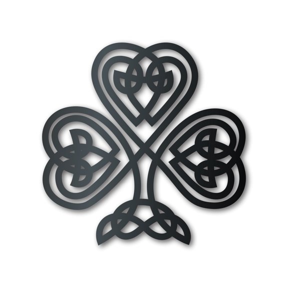 Metal Celtic Irish Shamrock Wall Art - Metal St Patrick's Day Sign - 14 Color Options 18