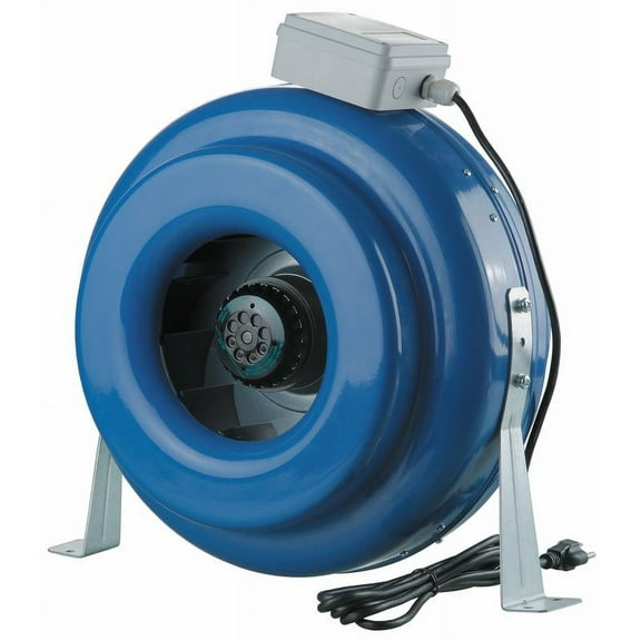 Metal Inline Centrifugal Booster Ventilation Fan, 784 CFM, 244 Watts Duct 12"