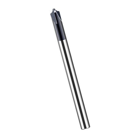 Metal Chamfer Tool Milling Cutter 4 Flute Inner Arcs Chamfer Routers Bit Corner Rounding Deburring Tool