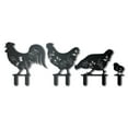 thumbnail image 1 of Metal Chicken Garden Stakes | 4 Piece Set | Outdoor | Up to 30" | Over 20 Color Options 10, 1 of 8