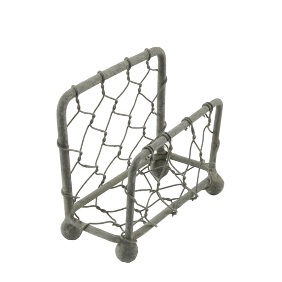 Metal Chicken Wire Business Card Holder Stand Rustic Home Office Farmhouse Decor