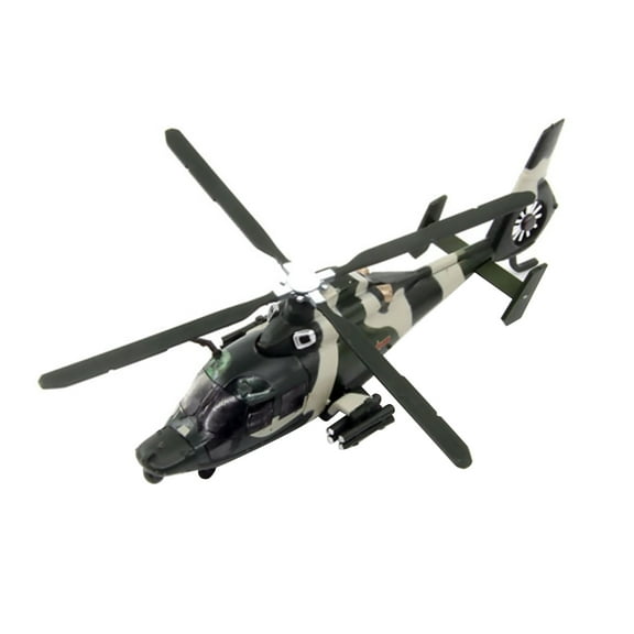 Metal Chinese Air Force Helicopter WZ-9 Fighter Z-9G Model 1/100 Scale Diecast Military Plane Model for Collection Gift