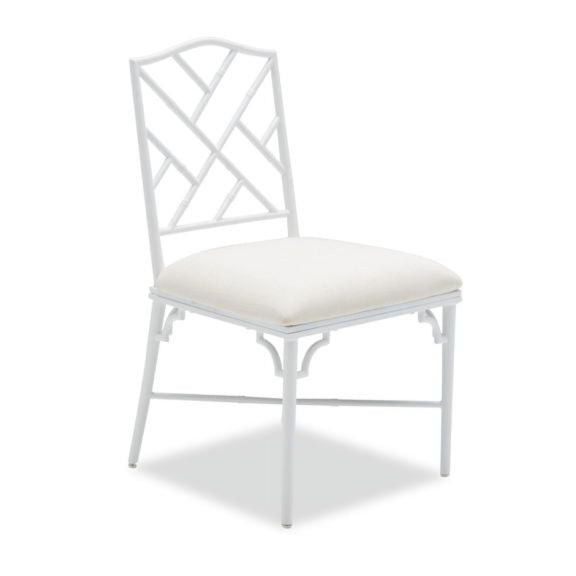 Metal chippendale on sale dining side chair