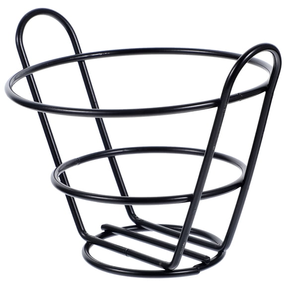 Metal Chips Basket Fried Food Basket Hollow Snack Serving Basket Shop Snack Container