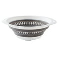 thumbnail image 1 of Metal Chopsticks Collapsible Colander Strainer With Plastic Handles Foldable Storage Basket, 1 of 2