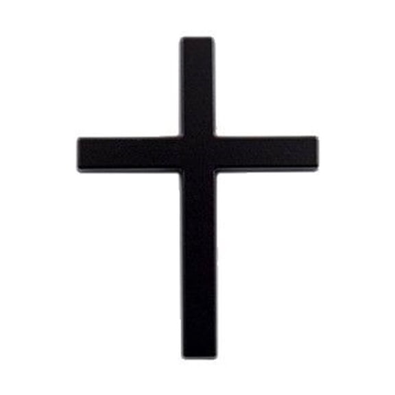 Metal Christ Emblem Car Sticker, Usupdd 3D Alloy Scratch-Resistant Rear Badge, Rustproof Religious Vehicle Decoration for Car Truck SUV Tailgate Personalized Body Decor, Black