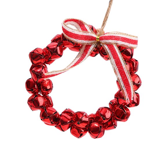 Christmas Bells Decoration with String Christmas Tree Ornament For Home Decoration Festival Celebration