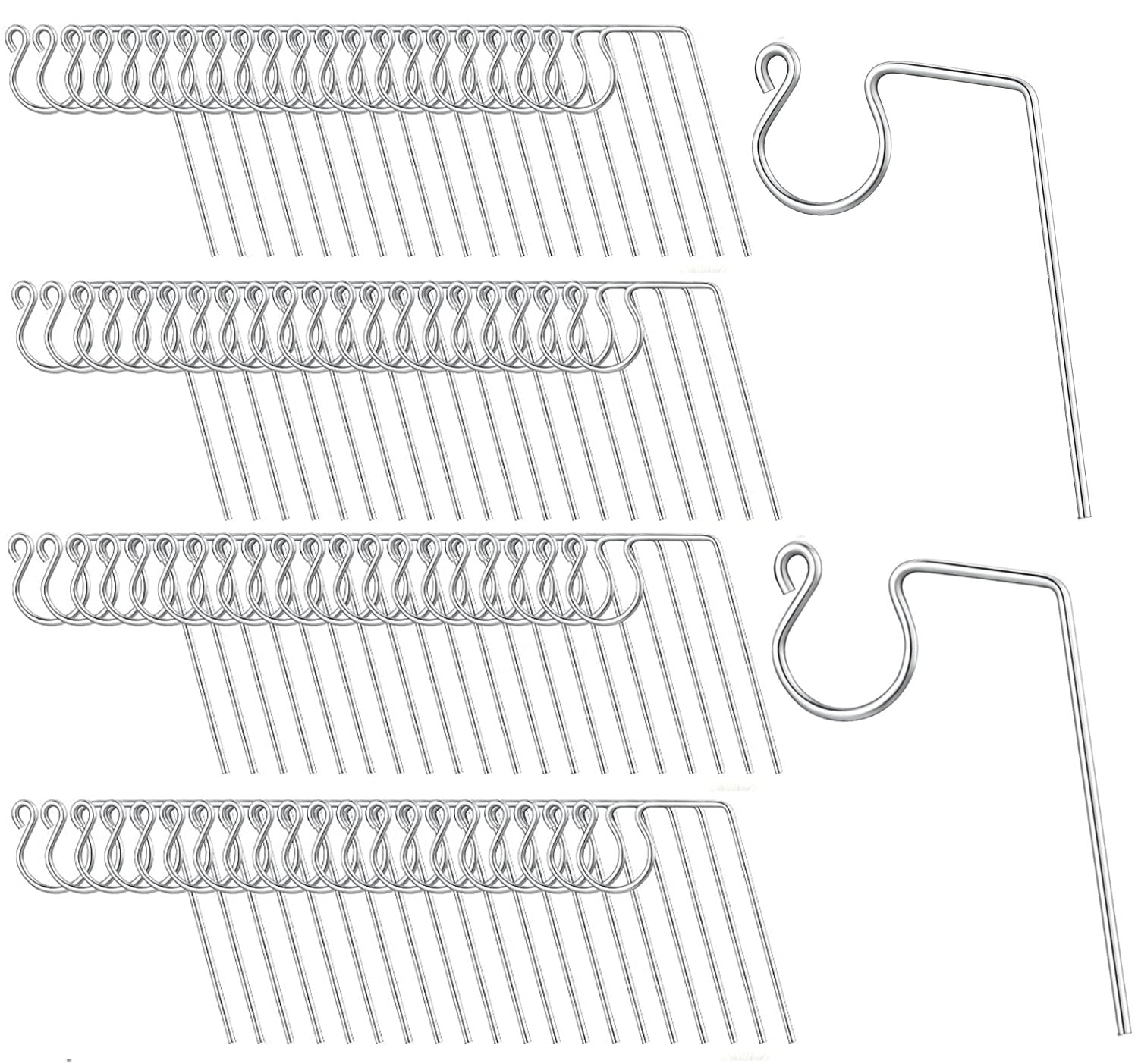 Metal Christmas Light Gutter Hooks,Ornament Light Hanger Hooks