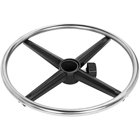 Metal Chrome Foot Rest Foot Ring for Studio Drafting Chair Office Stool Salon Stool,16 inches Diameter$$Office