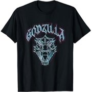 LILYDIYSHIRT Metal Chrome Godzilla Head T-Shirt