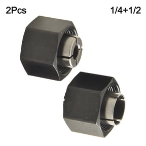 Metal Chuck Collet Nut Set For Dewalt For Dw6214 Dw616 Routers 2 Pieces
