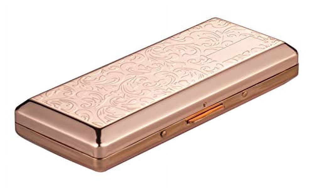 Metal Cigarette Case .. .. Ladies and Men, .. Portable .. Double
