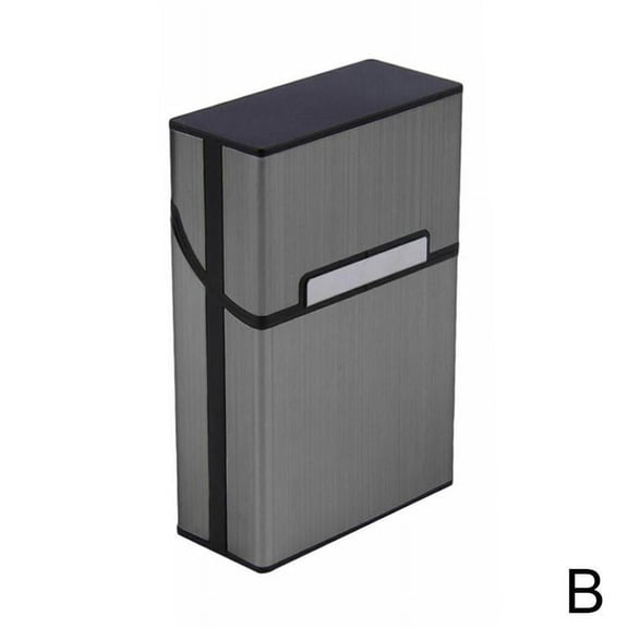 Metal Cigarette Tobacco Aluminum Container Case Storage # Pinks Portable U9H3