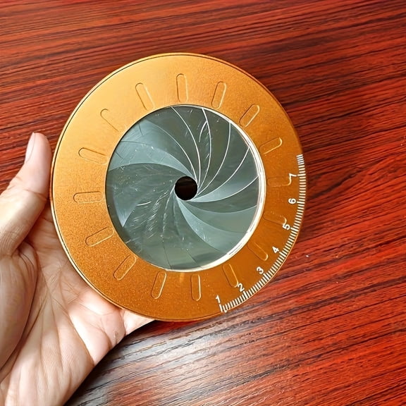 Metal Circle Drawing Tool, Precision Adjustable Compass for Crafting Wood Paper, Unlimited Rotation Circle Maker for Drafting DIY Home Decor