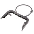 thumbnail image 1 of Metal Clasp Purse Handle DIY Bag Accessory - Black, 1 of 8