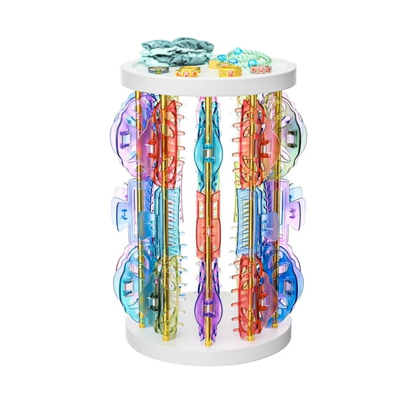 Metal Claw Clip Organizer Holder, Hair Clip Storage for Women, Hair Accessories Organizer Display Stand, Hair Claw Clip Holder for Bedroom Bathroom College Dorm Room Decor