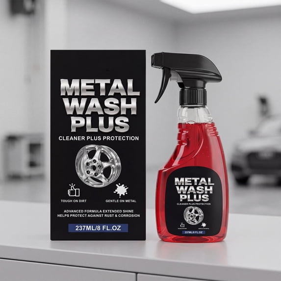Metal Cleaner Spray 237ml, Powerful Multi-Purpose Surface Rust and Dirt Removal Solution