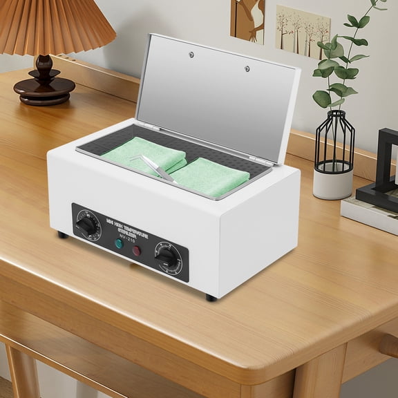 Metal Cleaning Box,Electric Sterilizer High Temperature Metal Dental Nail Tool Disinfection Cabinet W/Intelligent Control, For Homes, Hospitals, Beauty Salons,50-200/122~392.