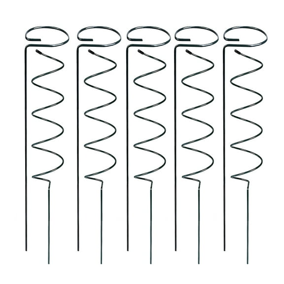 Metal Climbing Frame Support Stakes | Iron Garden Trellis for Tomato Plants Cucumbers Flowers Climbing Vegetables | Weather-Resistant Durable | 10 Pack | 40cm Each | Easy Install | Plant Holder Pole