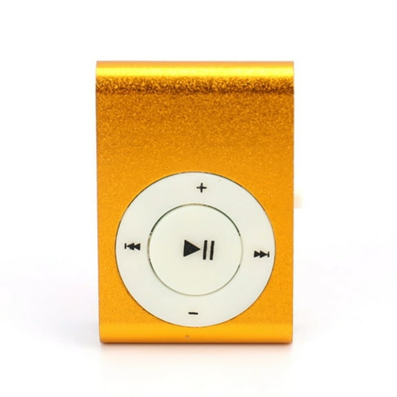 Metal Clip Design MP3 Player with Card Expansion Good Output Continuous Playbacks for Travel Enthusiasts