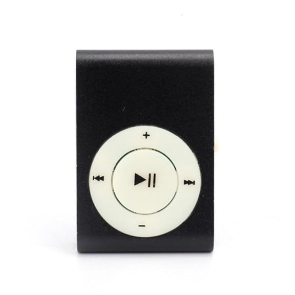 Metal Clip MP3 Player Portable Music Device Expandable Memory Long Playbacks