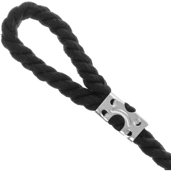 Metal Clips for Rope, Cord, String - Heavy Duty Zinc Plated Double Rope Clamps (1 Inch, 2 Pack)