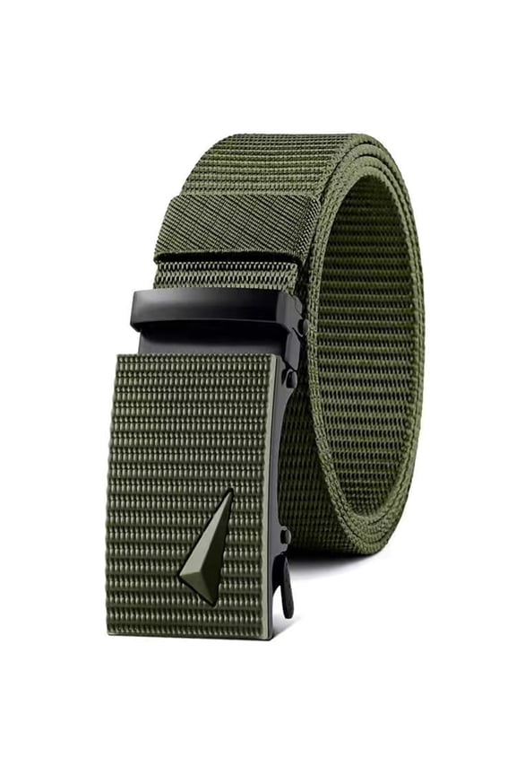 Metal Closure Waist Belt Adjustable Length Waistband For Jeans And Cargo Pants