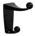 thumbnail image 1 of Metal Coat Hook- Double Hook- 48in.x1-13-in.- 4-.50in.- Black, 1 of 1