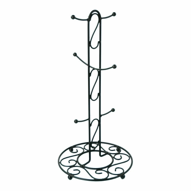 Metal Coffee Cup Holder Kitchen Coffee Mug Tree Countertop Tea Cups