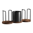 thumbnail image 1 of Metal Coffee Cup and Lid Organizer, Multi-Tier Stand for Paper and Reusable Cups, Sturdy Countertop Holder for Coffee Corner, Office, or Kitchen, Space Saving Drink Station Accessory, 1 of 6