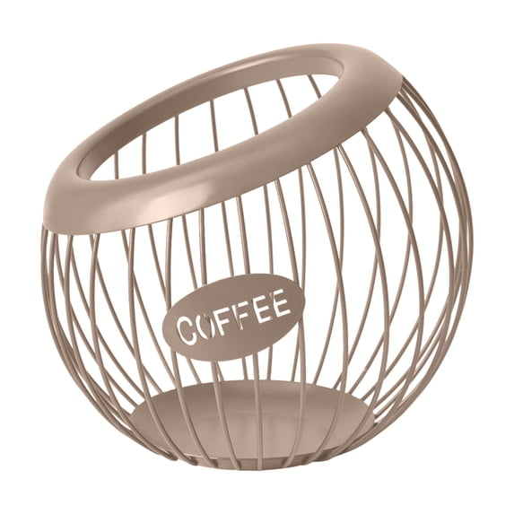 Metal Coffee Pod Storage Organizer, Large Capacity Holder for Countertop & Coffee Station, Space-Saving Capsule Rack