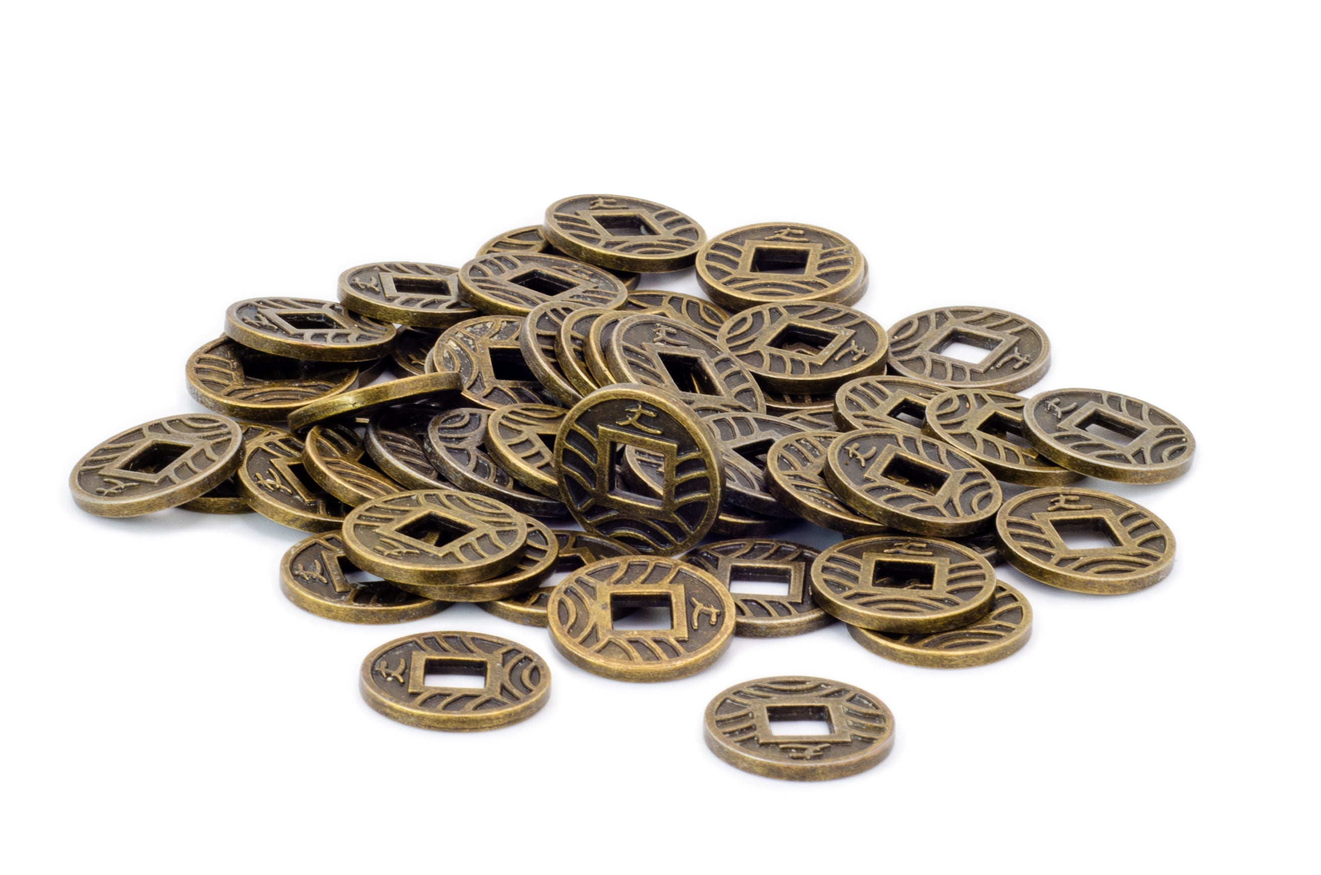 Metal Coins for Tokaido from Stonemaier Games - 50 Gold Metal Coins to Enhance Your Gameplay