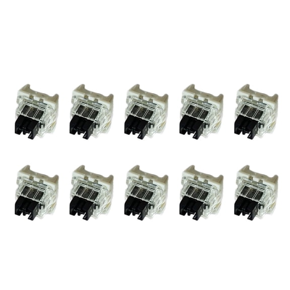 Metal Composite Linears Switches For Mechanical Keyboards With Hot Swap Function Black Red Brown Blue Option
