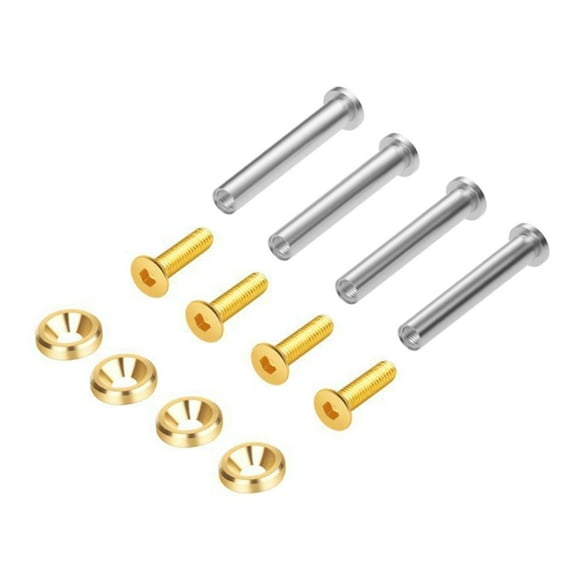 Metal Computer Case Fan Screws Anti Rust Vibration Resistant for Secure Cooling System Mounting